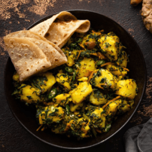 methi-with-roti