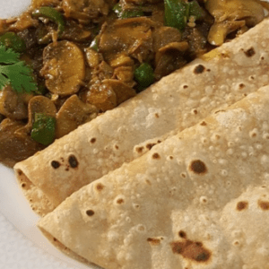 mushroom-roti